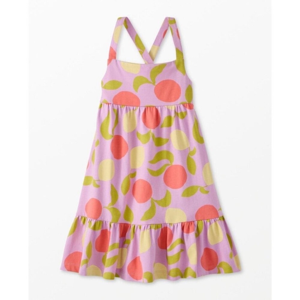 Hanna Andersson Pink and Yellow Kids Casual Dress